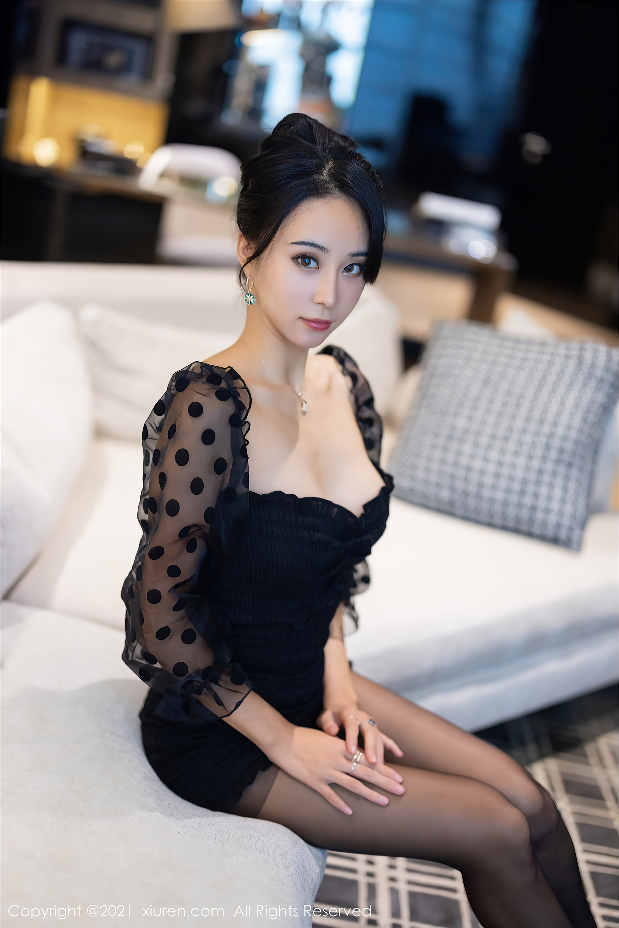 XiuRen秀人网  2021.05.31 No.3482 蓝夏Akasha